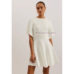 NWT Ted Baker Oliviha Rib Knit Skater Dress US 4